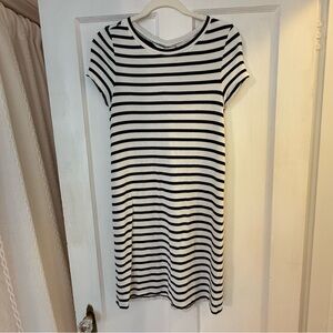 LOFT Striped Mini Dress